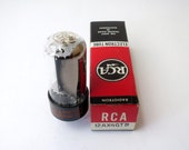 RCA 12AX4GTB vacuum tube - mint condition - new old stock - original box - Radio Corporation of America electron tube