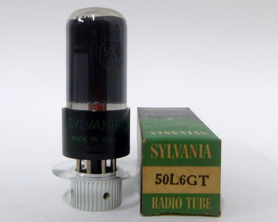 Sylvania 50L6GT Vacuum Tube - All American 5 Tube Radios - New Old