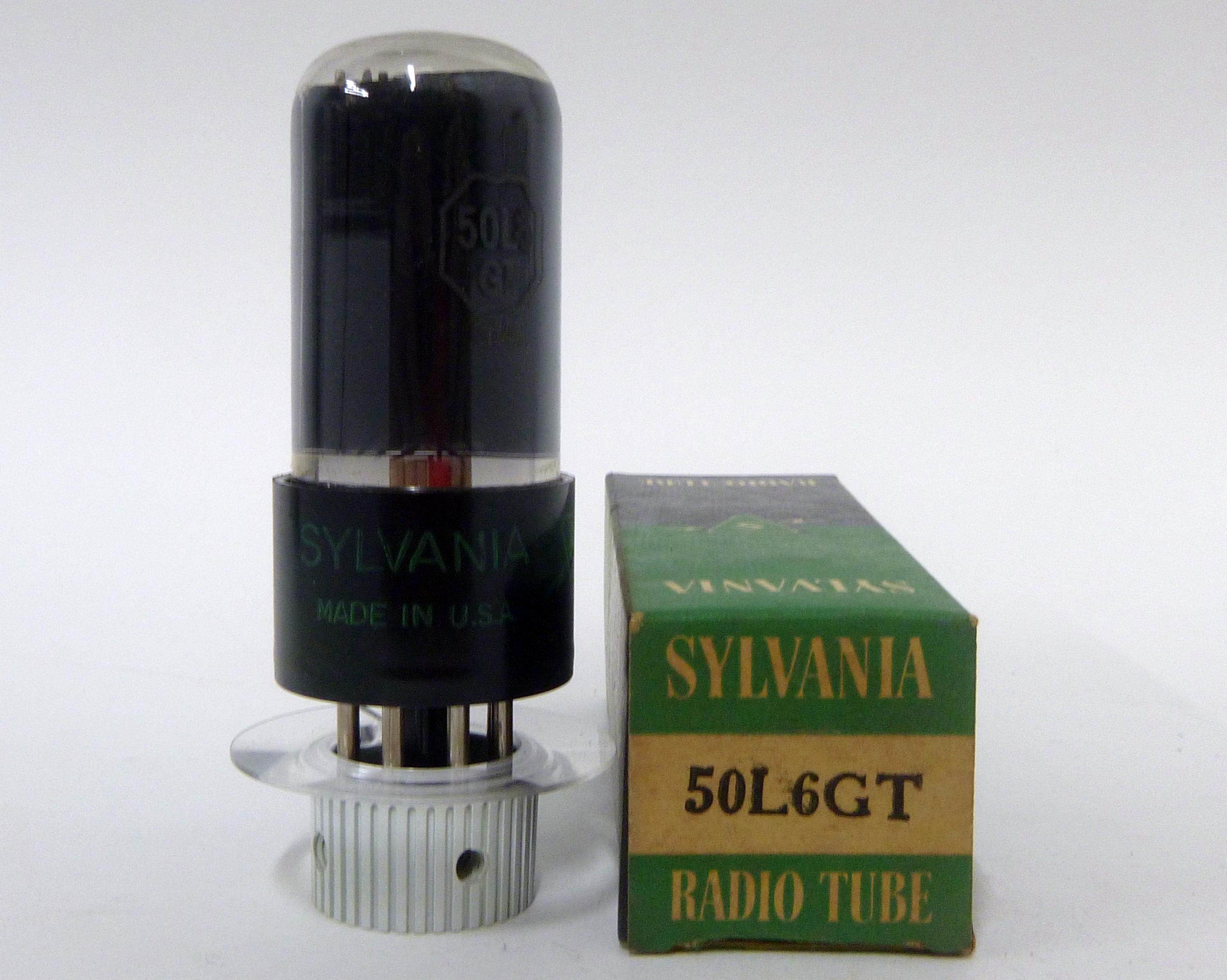 Sylvania 50L6GT Vacuum Tube - All American 5 Tube Radios - New Old