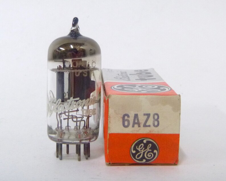 GE 6AZ8 Vacuum Tube - New Old Stock - Original Box - Excellent ...