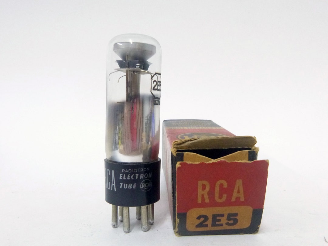 RCA 2E5 Vacuum Tube - New Old Stock - Original Box - Tuning Eye - Radio ...