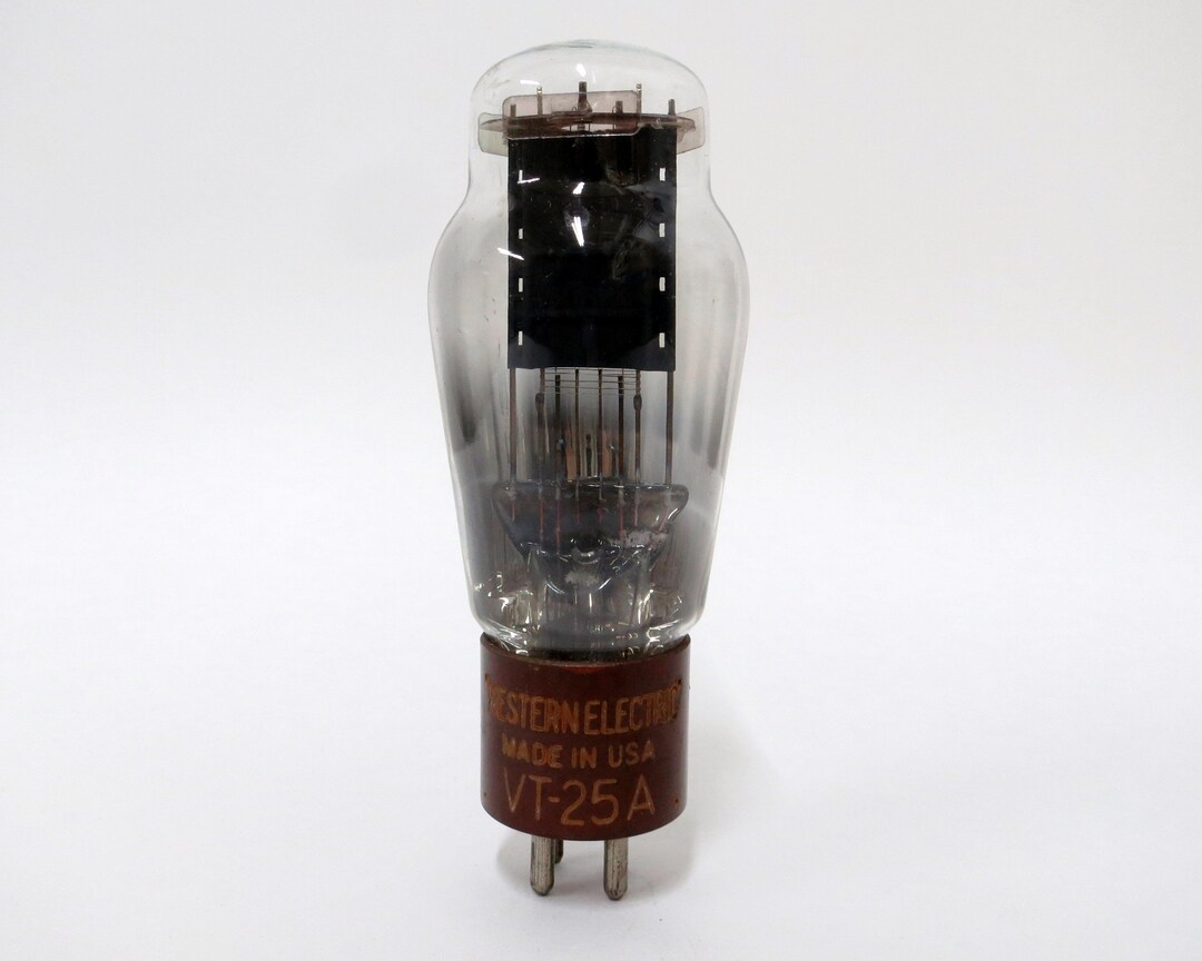 WESTERN ELECTRIC VT-25A 真空管 Western Electric VT-25A VT25A VT25 Gold Grids Square Getter One