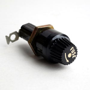 Littelfuse 342022 fuse holder - new old stock - perfect condition  - for standard 3AG / MDL fuses