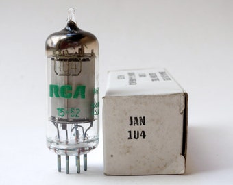 Tubo de vacío RCA JAN 1U4 - nuevo de stock antiguo - caja original - para radios Zenith Transoceanic
