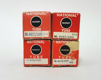 4X National NL-8422/5991 Nixie Tubes - new old stock - original boxes