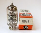 GE 6678 (6U8A) vacuum tube - new old stock - original box - excellent condition