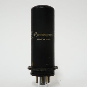 Cunningham 6L6 vacuum tube - metal - Radio Corp. of America - RCA