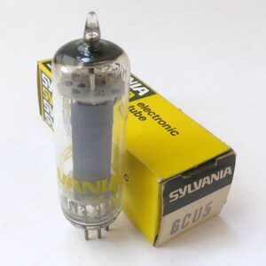 Sylvania 6CU5 vacuum tube - new old stock - original box - excellent condition
