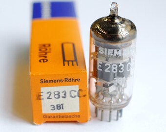 Siemens E283CC vacuum tube - new old stock - original box - tube in perfect condition