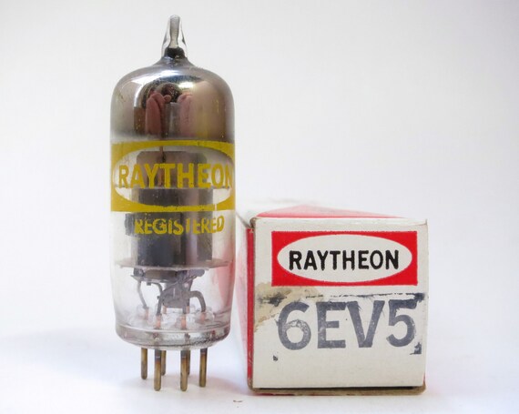 Valvola Elettronica RAYTHEON 5A6 - Pentodo - NOS 1973 - Scatola OEM - Foto 3