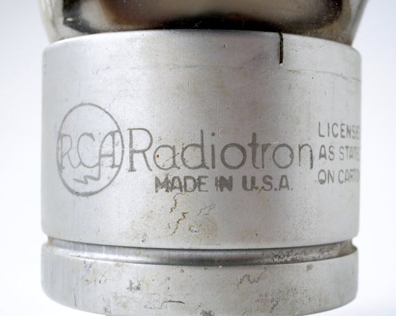 RCA 203A Vacuum Tube - Large Glass Transmitting Tube for RF Power
