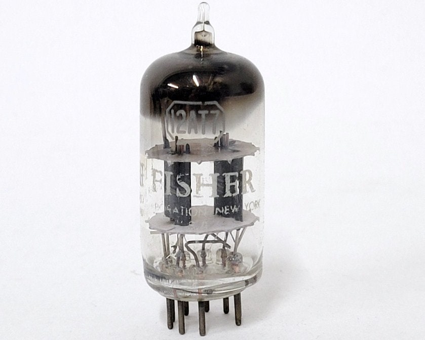 Fisher 12AT7 Vacuum Tube - Black Plates - Manufactured by RCA - Etsy