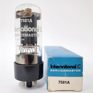International "7581A" vacuum tube - re-branded Russian 6P3S
