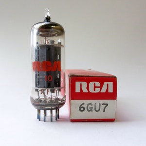 RCA 6GU7 vacuum tube - new old stock - original box - mint condition
