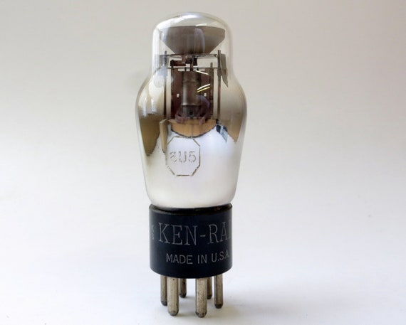 Ken Rad 6U5 Vacuum Tube - ST Envelope - Tuning Eye Tube - Cats Eye