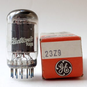 GE 23Z9 vacuum tube - new old stock - original box - dissimilar-double-triode pentode Compacatron tube