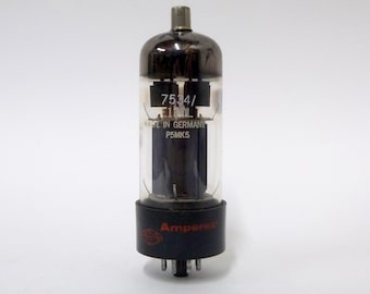 Amperex 7534 vacuum tube - "special quality pentode" - made in Germany - E130L
