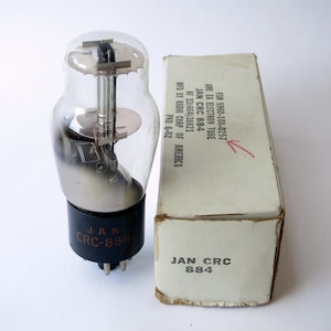 RCA JAN 884 Thyratron - tubo de vácuo - novo estoque antigo - caixa original