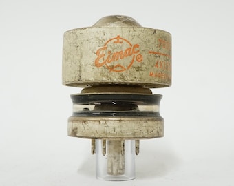 Eimac 7035 vacuum tube - silver plated, external anode transmitting tube also known as a 4X150D