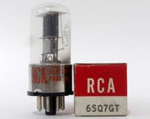 RCA 6SQ7GT vacuum tube - new old stock - glass 6SQ7 tube