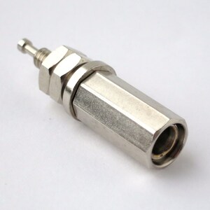 set of 4 H H Smith type 208 all metal 5 way binding posts - new old stock in exceptional condition