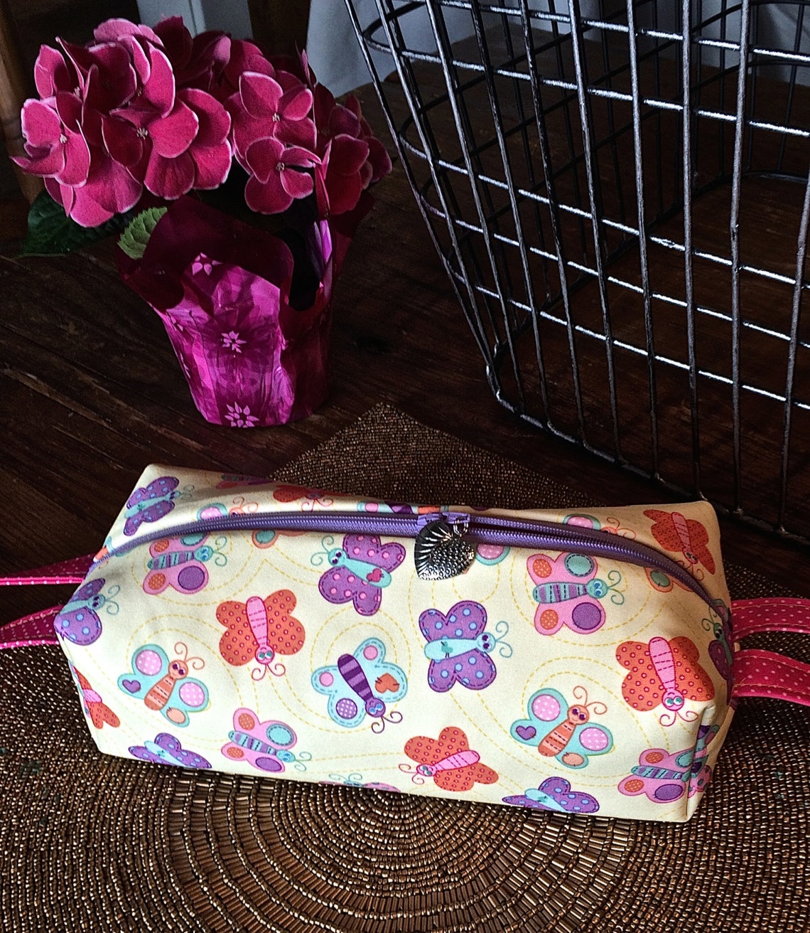 Boxy Square Travel Storage Baby Zipper Bag Baby Bag Zipper Etsy