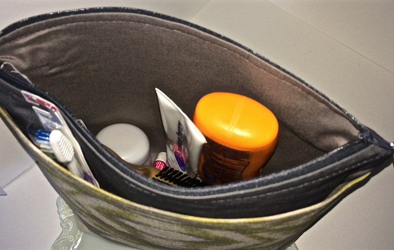 Cosmetic Bag Handmade Cosmetic Bag Large Cosmetic Bag Cosmetic Etsy