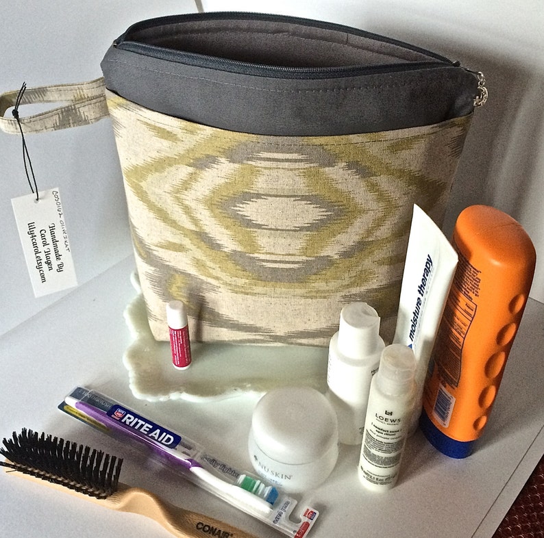 Cosmetic Bag Handmade Cosmetic Bag Large Cosmetic Bag Cosmetic Etsy