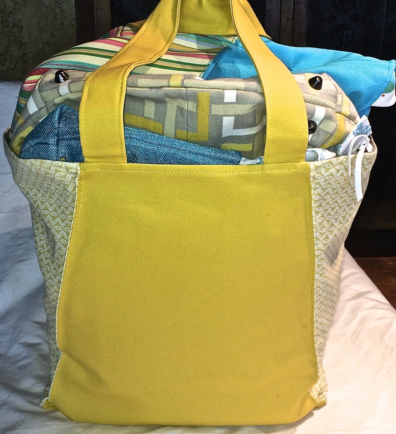 Bright Tote Extra Large Tote Huge Tote A Frame Sunny Tote French Funky Tote Handmade Tote Large Canvas Bag Tote Bag for Family Shabby Chic