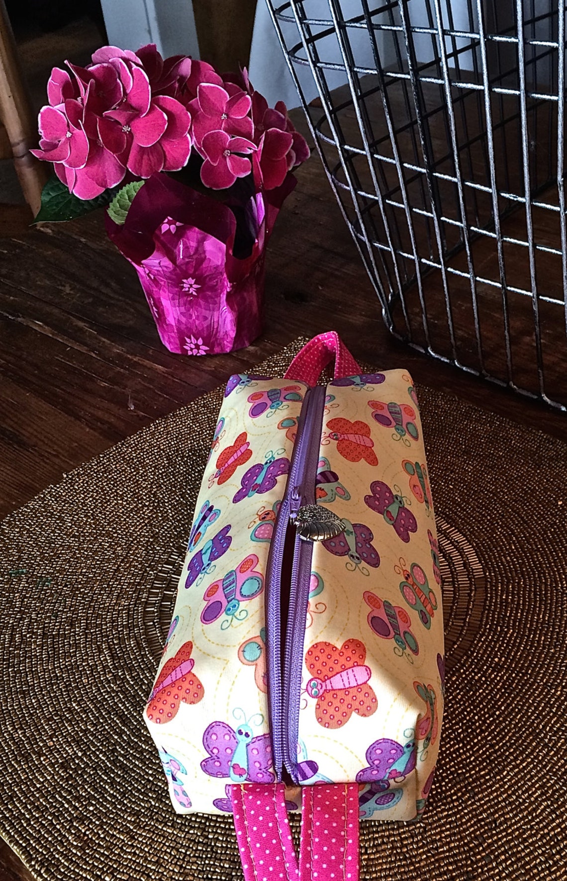 Boxy Square Travel Storage Baby Zipper Bag Baby Bag Zipper Etsy