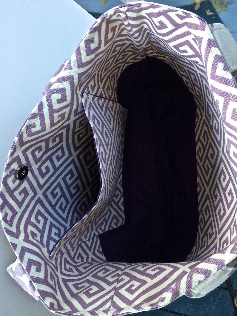 Handmade Tote Purple Tote Bag Luminary Tote Bag Bright Chic Etsy