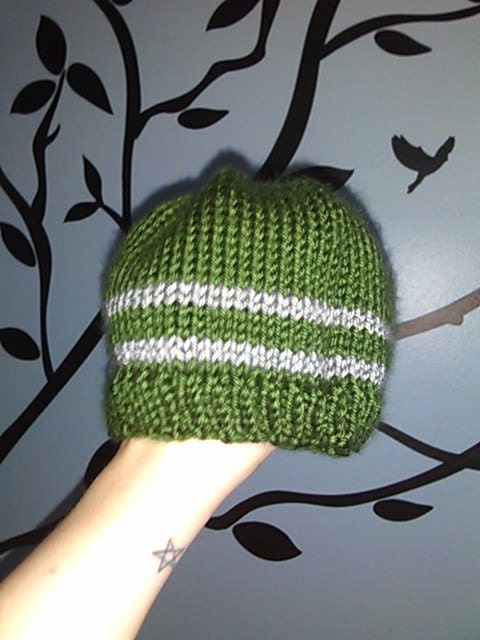 Super Chunky Baby Beanie - Knit an Easy Baby Hat in the Round 