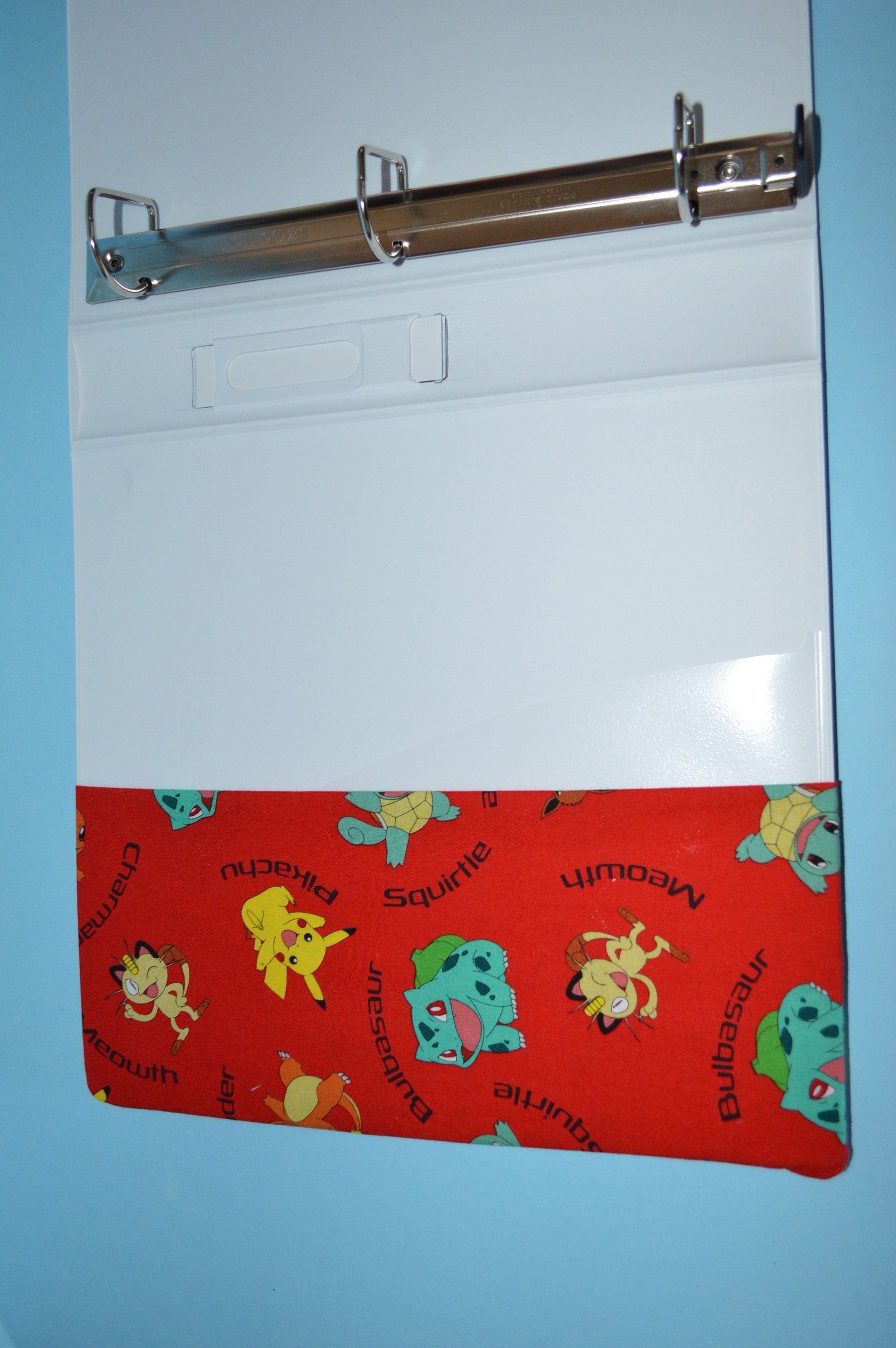 Red Pokemon 3-ring Padded Trading Card Binder With Zippered Pouch - Etsy