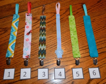 Pacifier Clips for Girls
