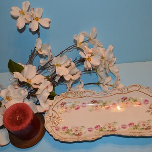 1914 Antique Collectible Celery Flowered Dish
