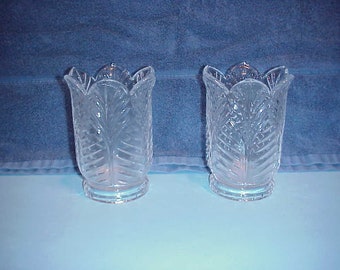 Vintage - 5th Avenue Crystal Hurricane Glassware - Portico