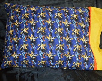 Transformer Bumblebee Navy Blue Standard/Queen & toddler Sized Pillowcase