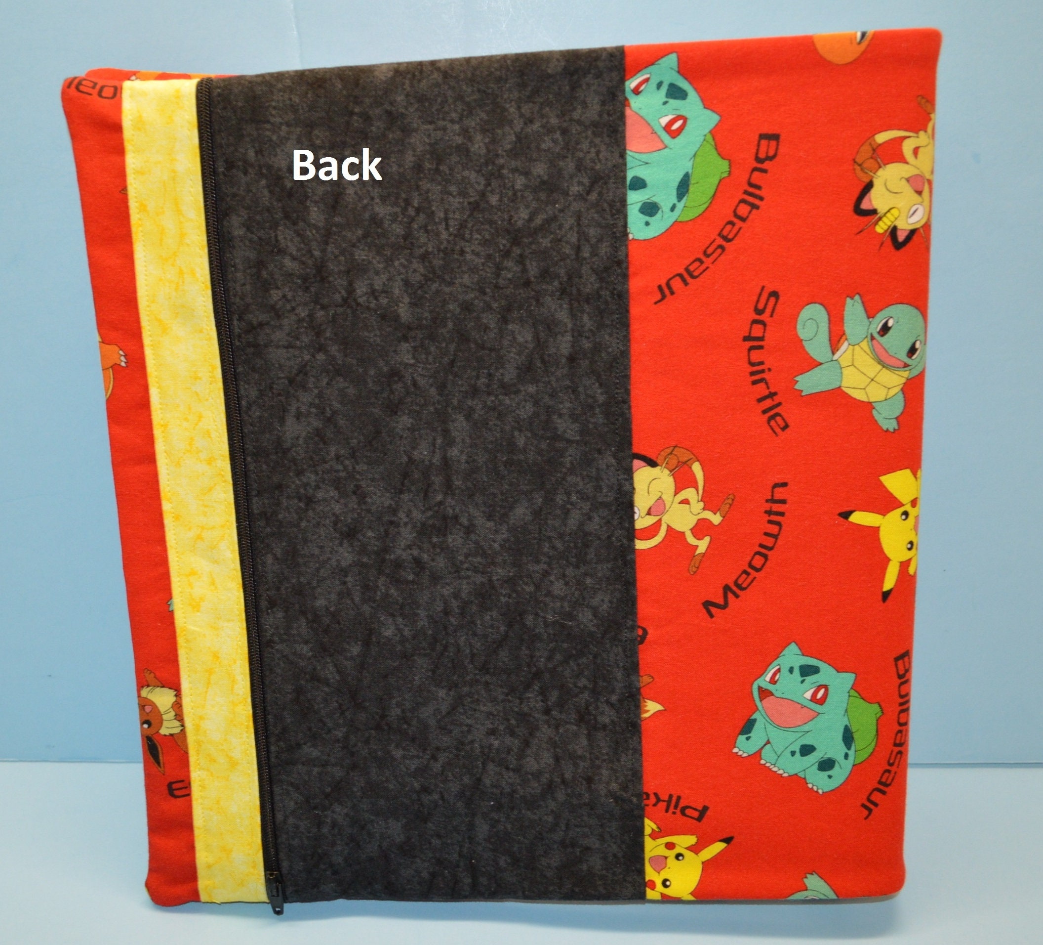 Red Pokemon 3-ring Padded Trading Card Binder With Zippered Pouch - Etsy Red Pokemon 3-ring Padded Trading Card Binder With Zippered Pouch - Etsy