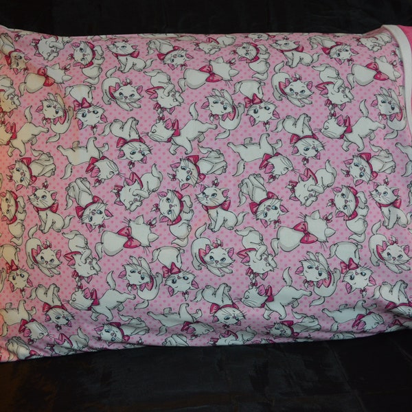 Little Miss Marie Cat Bedding Options: Fitted Sheet,  Standard/Queen Pillowcase; Toddler/travel Pillowcase