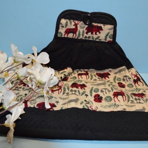 Wilderness Towel Options - Double Hanging Towel & 2 Decorative Towels/Quilted Potholder Set