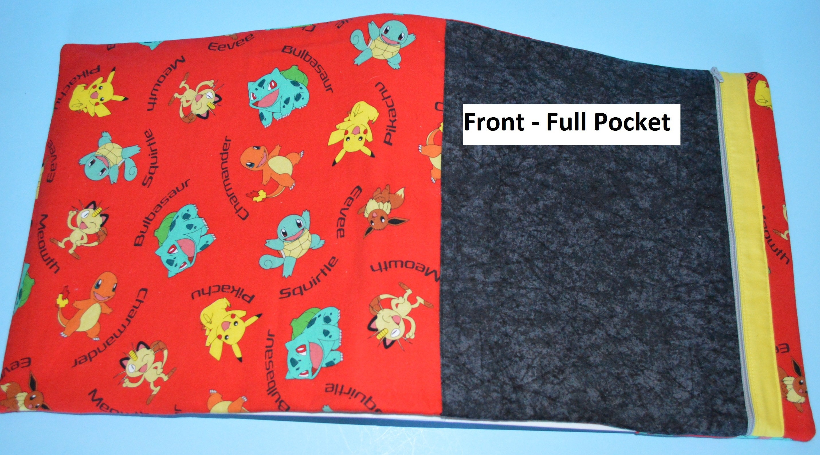 Blue Pokemon 3-ring Padded Trading Card Binder With Zippered Pouch - Etsy