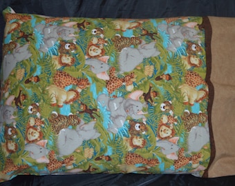 Jungle Themed Standard Pillow Case