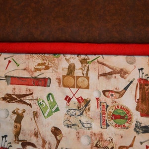 Vintage Golf Standard Pillowcase - Made to Order