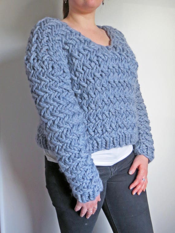Cosy Herringbone Sweater Knitting 