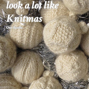 Bauble knitting pattern no. 10 pdf download image 2