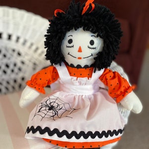 20 inch Halloween Raggedy Ann Doll Handmade in USA Doll image 1