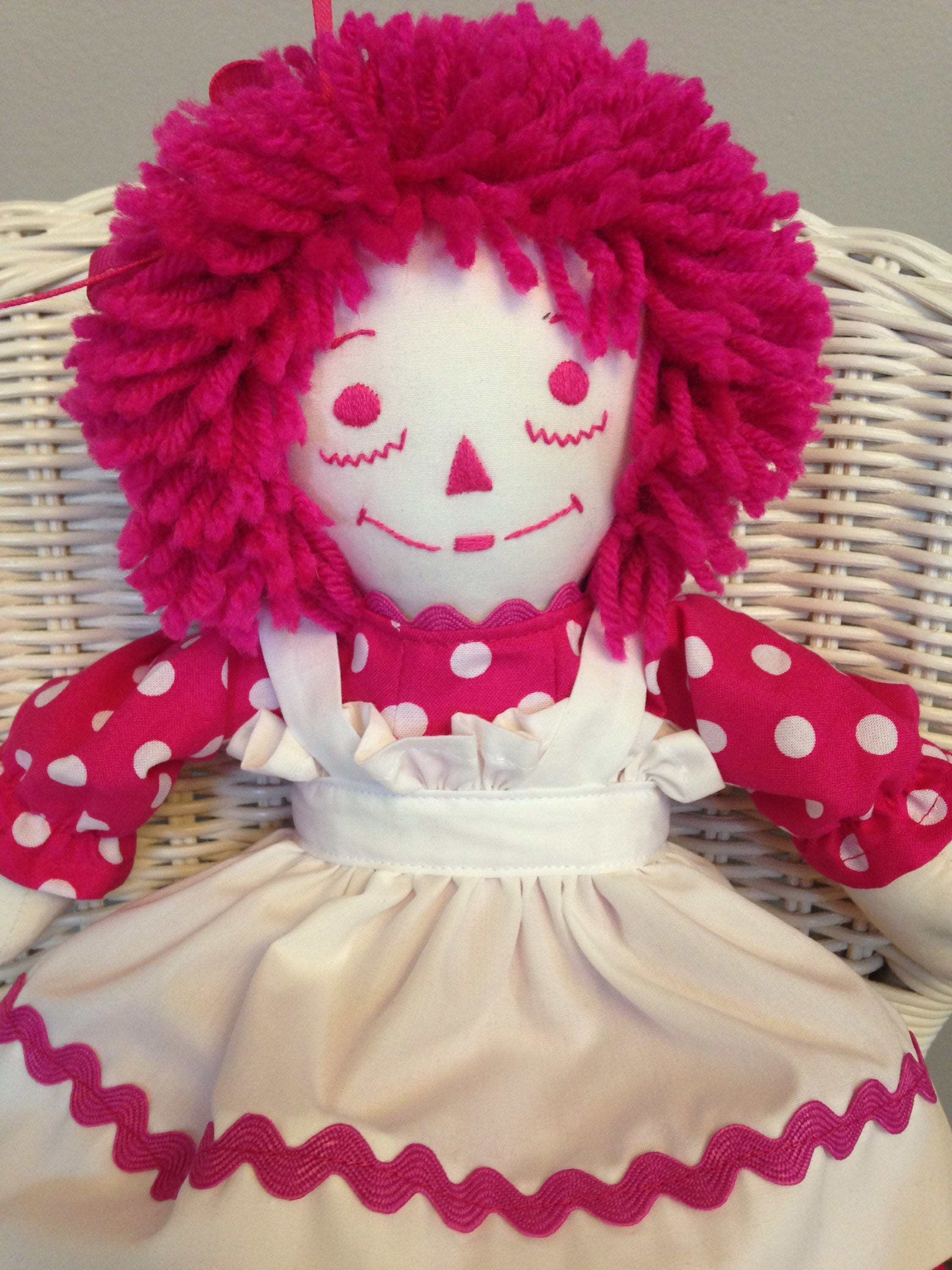 mini raggedy ann doll