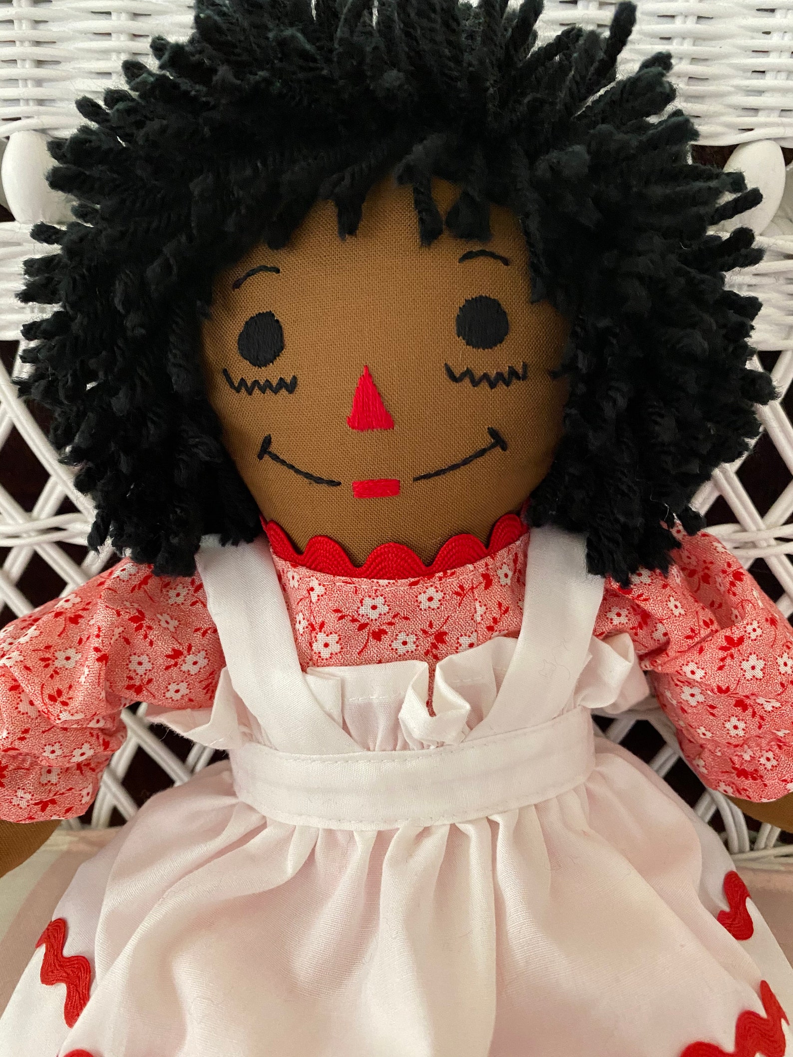 15 inch African American Personalized Raggedy Ann Doll | Etsy
