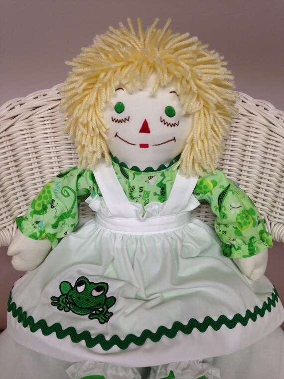 blonde raggedy ann doll
