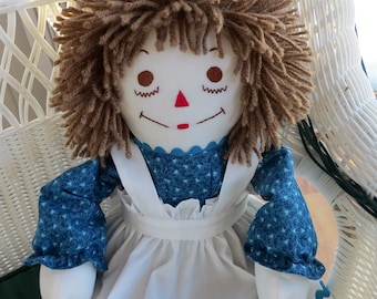 Raggedy Ann Gift 20 inch Raggedy Ann Doll Handmade Personalized Custom Doll